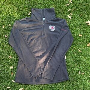Columbia Black Fleece Quarter-Zip with Embroidered USC Logo